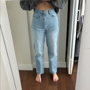 Triarchy light wash jeans